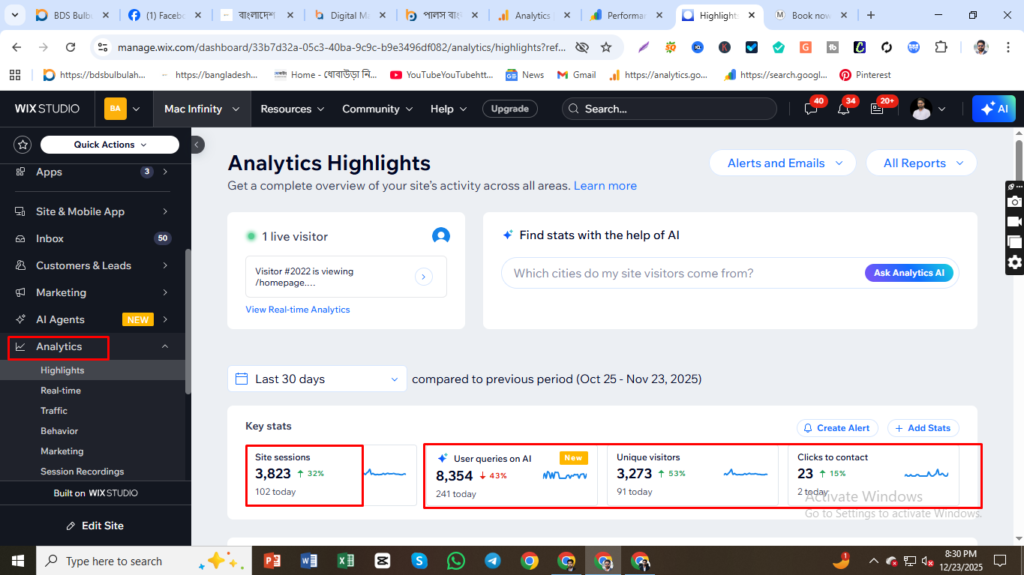 Boosted Wix Website Traffic by 53%